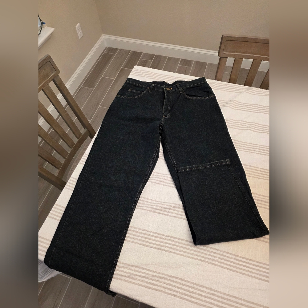 Wrangler Relaxed Fit Dark Wash Denim Jeans